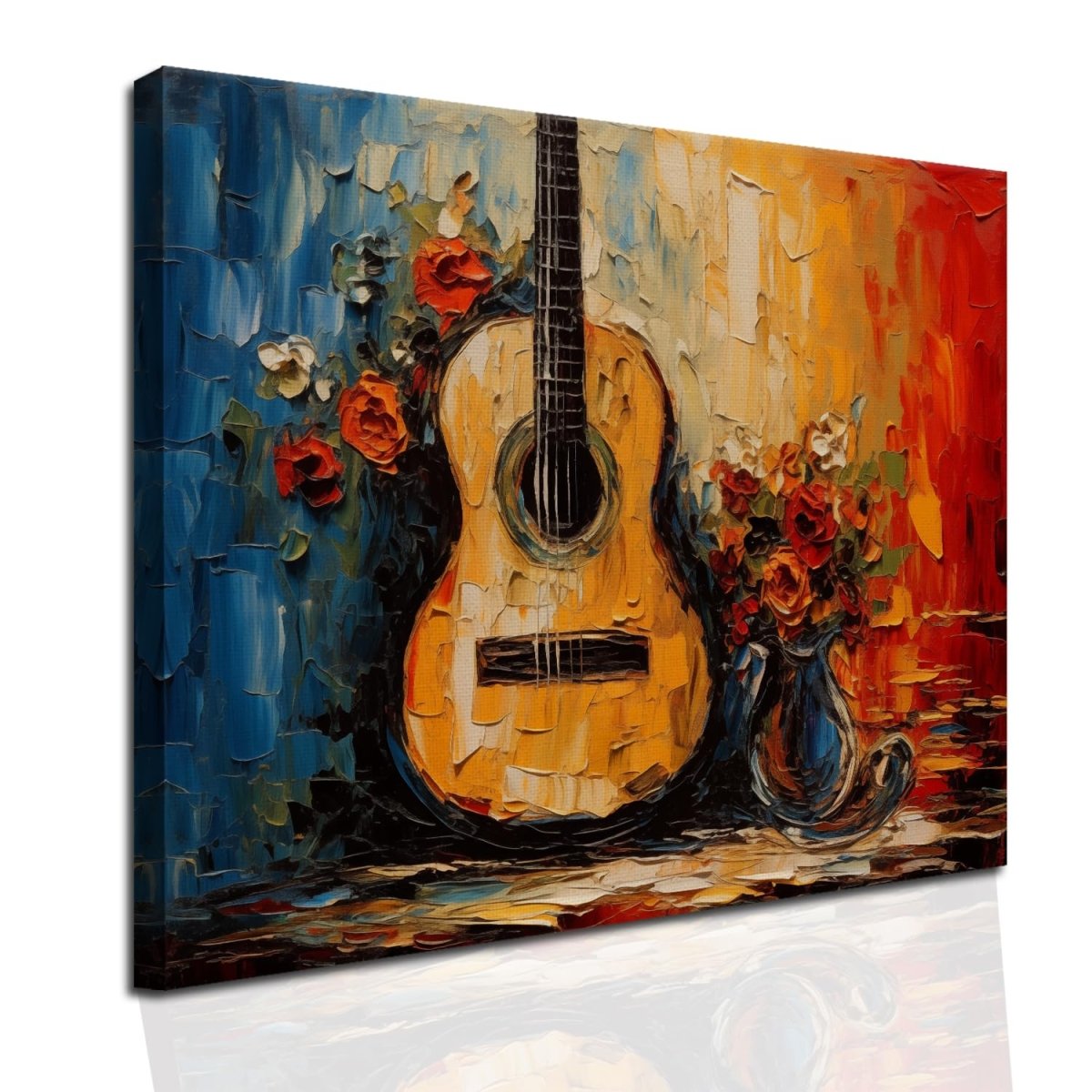 The Strings and Stems Canvas Wall Art (48 x 36 Inches)