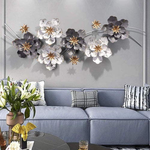 The waving flowers (45 x 20 Inches)