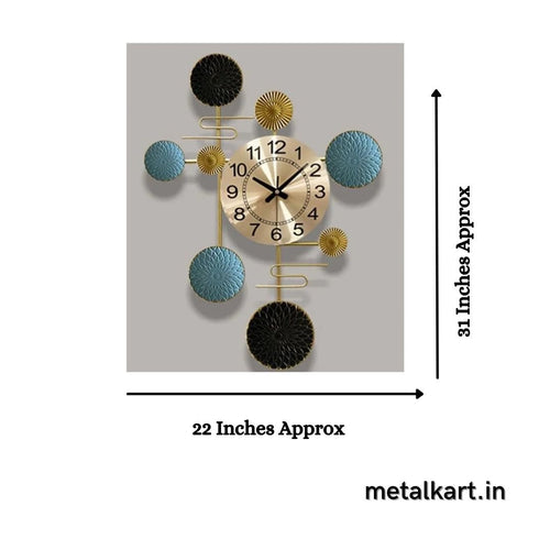 Time Bar weightage Wall Clock (22 x 31 Inches)