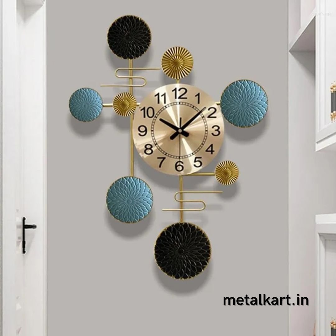 Time Bar weightage Wall Clock (22 x 31 Inches) - Punam Metalcrafts