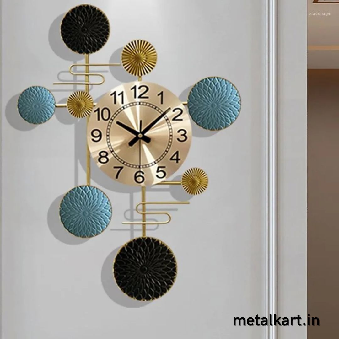 Time Bar weightage Wall Clock (22 x 31 Inches) - Punam Metalcrafts