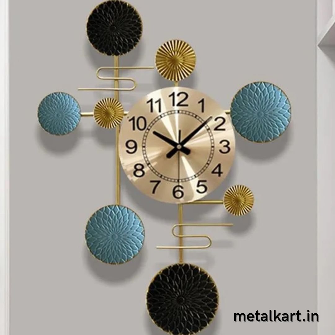 Time Bar weightage Wall Clock (22 x 31 Inches) - Punam Metalcrafts