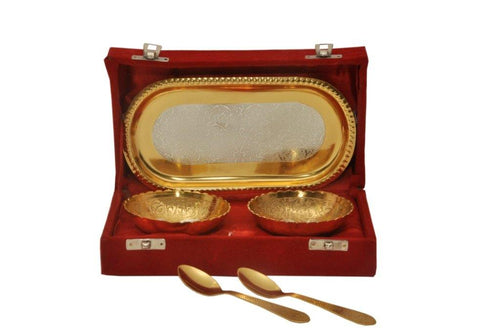 Twin Brass Katori Capsule gift set