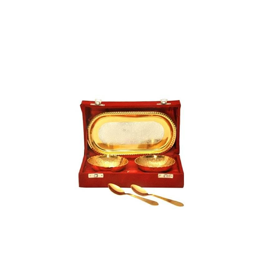 Twin Brass Katori Capsule gift set