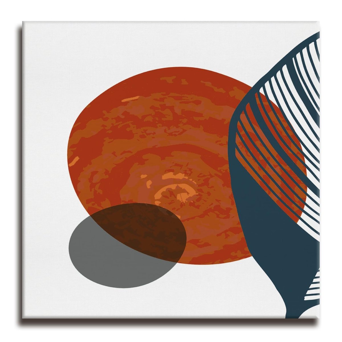 24 x 24 Inches / Wood Stretcher (Ready To Hang)