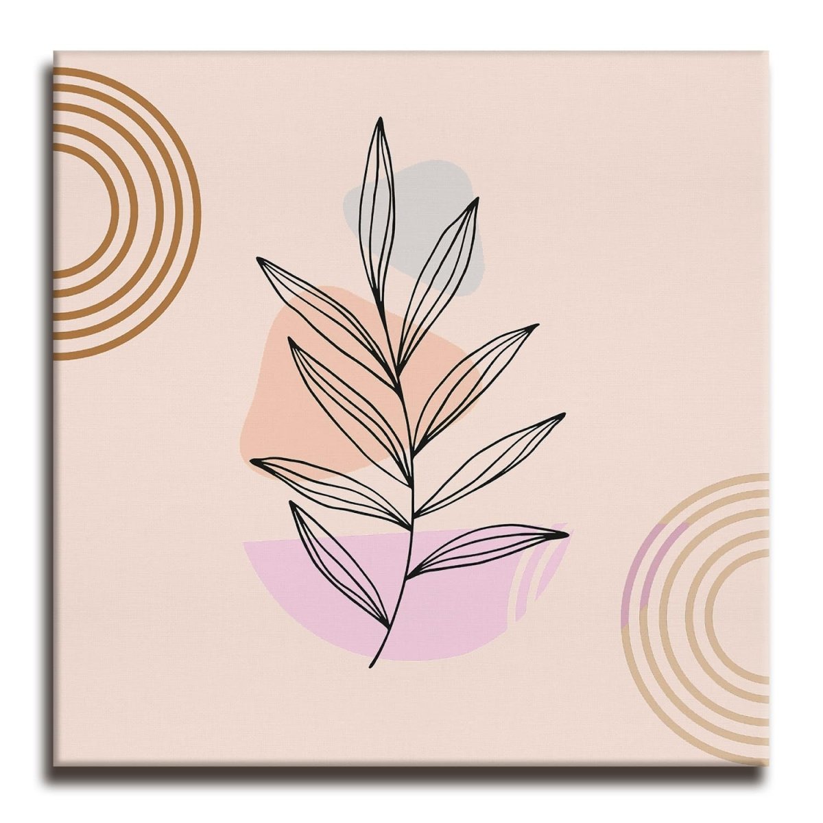 24 x 24 Inches / Wood Stretcher (Ready To Hang)