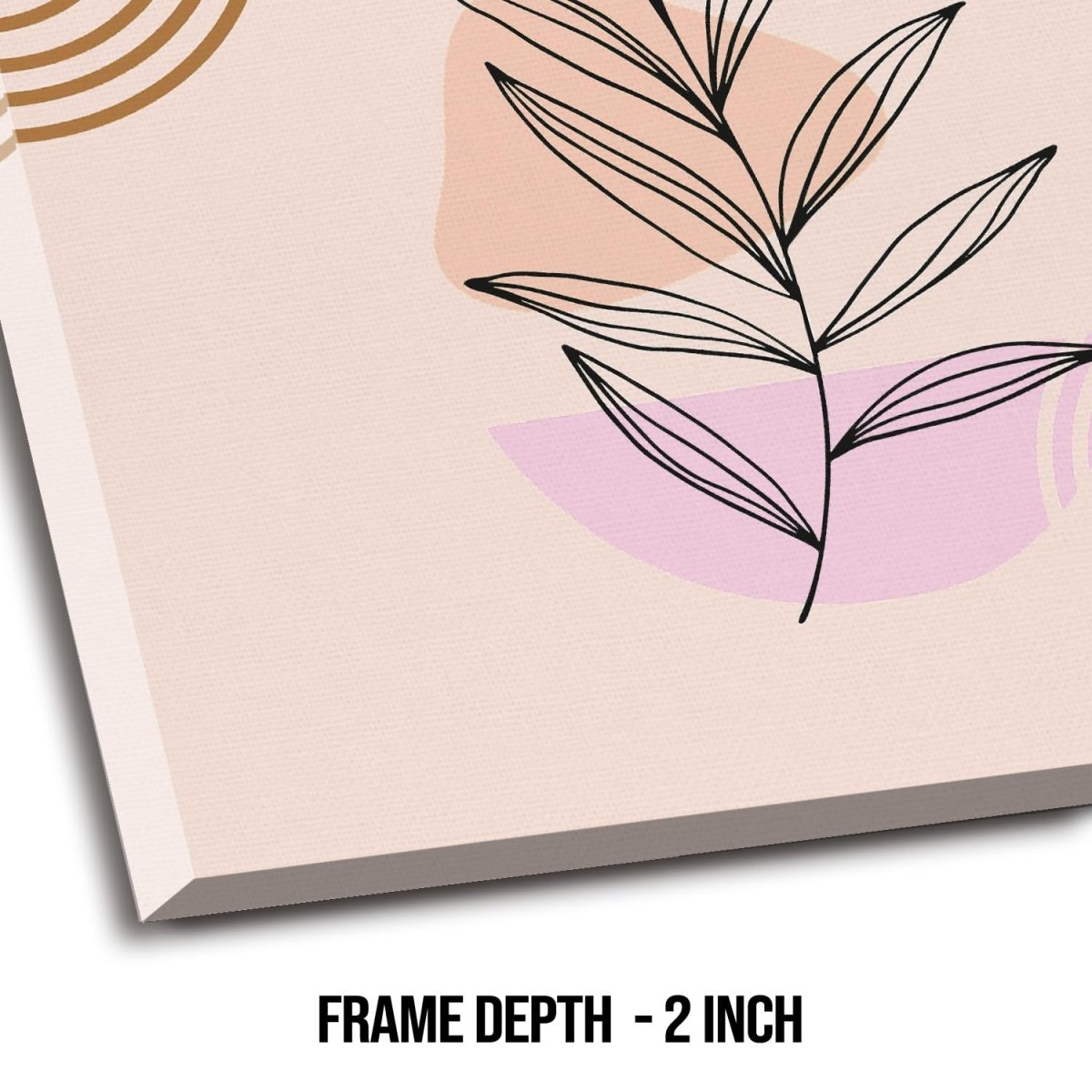 Wading into Eternity Boho Canvas Wall Painting (36 x 36 Inches)