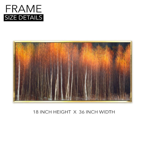 Whispering Pines Canvas Wall Art (36 x 18 Inches)