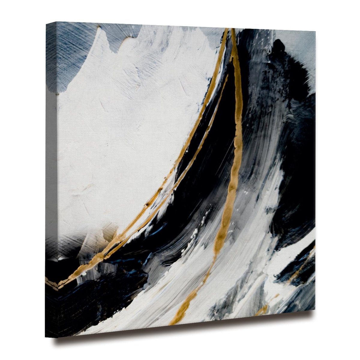 Whispers of Creation Abstract Canvas Wall Art (36 x 36 Inches)
