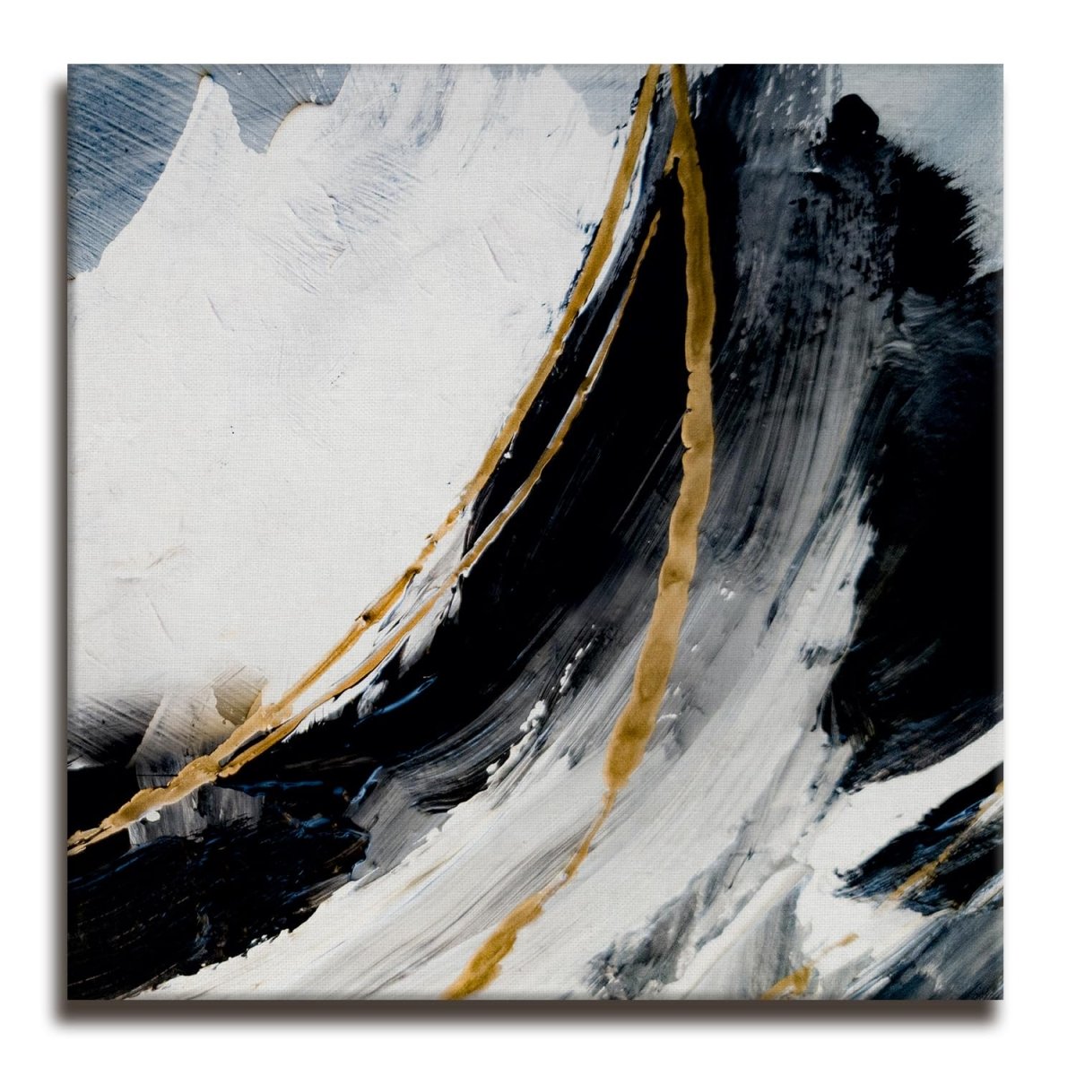 Whispers of Creation Abstract Canvas Wall Art (36 x 36 Inches)