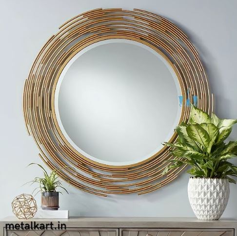 Wire Dream catcher Wall Mirror (24 x 24 Inches)