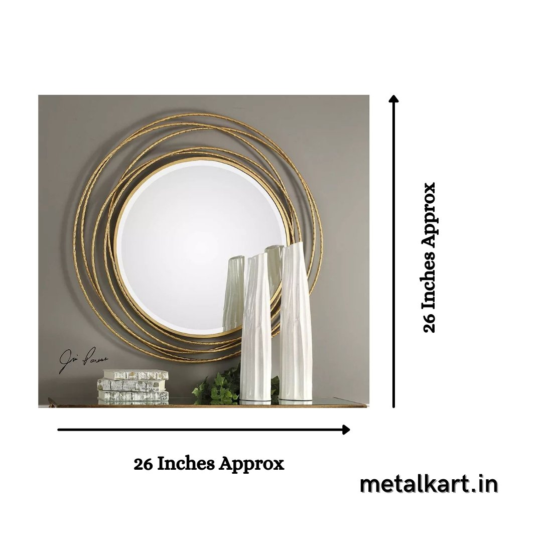 Wired circular mirror (26 Inches)