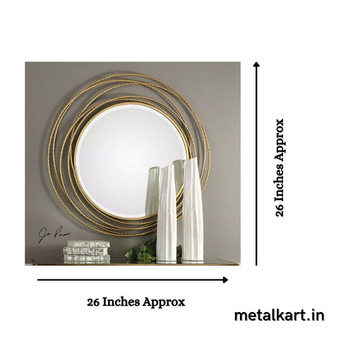 Wired circular mirror (26 Inches)